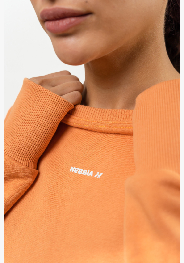 NEBBIA • Krátka mikina GYM SPIRIT oranžová • NebShop.sk NEBBIA • Krátka mikina GYM SPIRIT oranžová • NebShop.sk