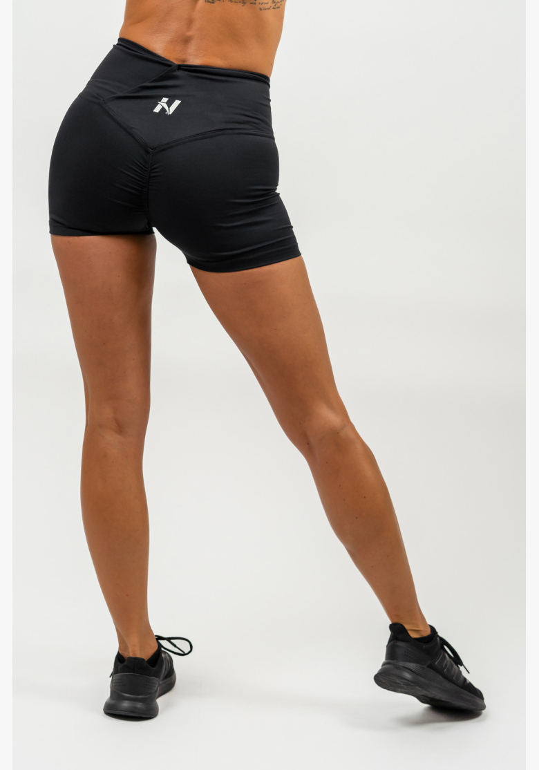 NEBBIA • Shorts leggeri a vita alta AGILE neri • NebShop.it NEBBIA • Shorts leggeri a vita alta AGILE neri • NebShop.it