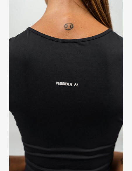NEBBIA • Crop top tielko CONFIDENCE čierna • NebShop.sk