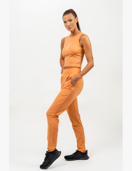 NEBBIA • Crop top canotta CONFIDENCE arancione • NebShop.cz