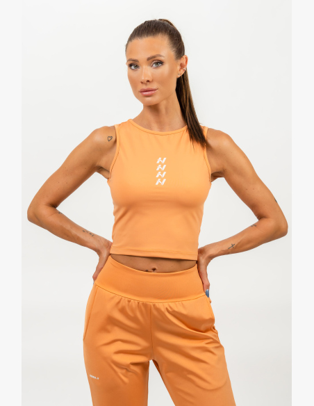 NEBBIA • Crop top canotta CONFIDENCE arancione • NebShop.cz