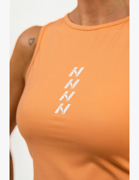 NEBBIA • Crop top canotta CONFIDENCE arancione • NebShop.cz