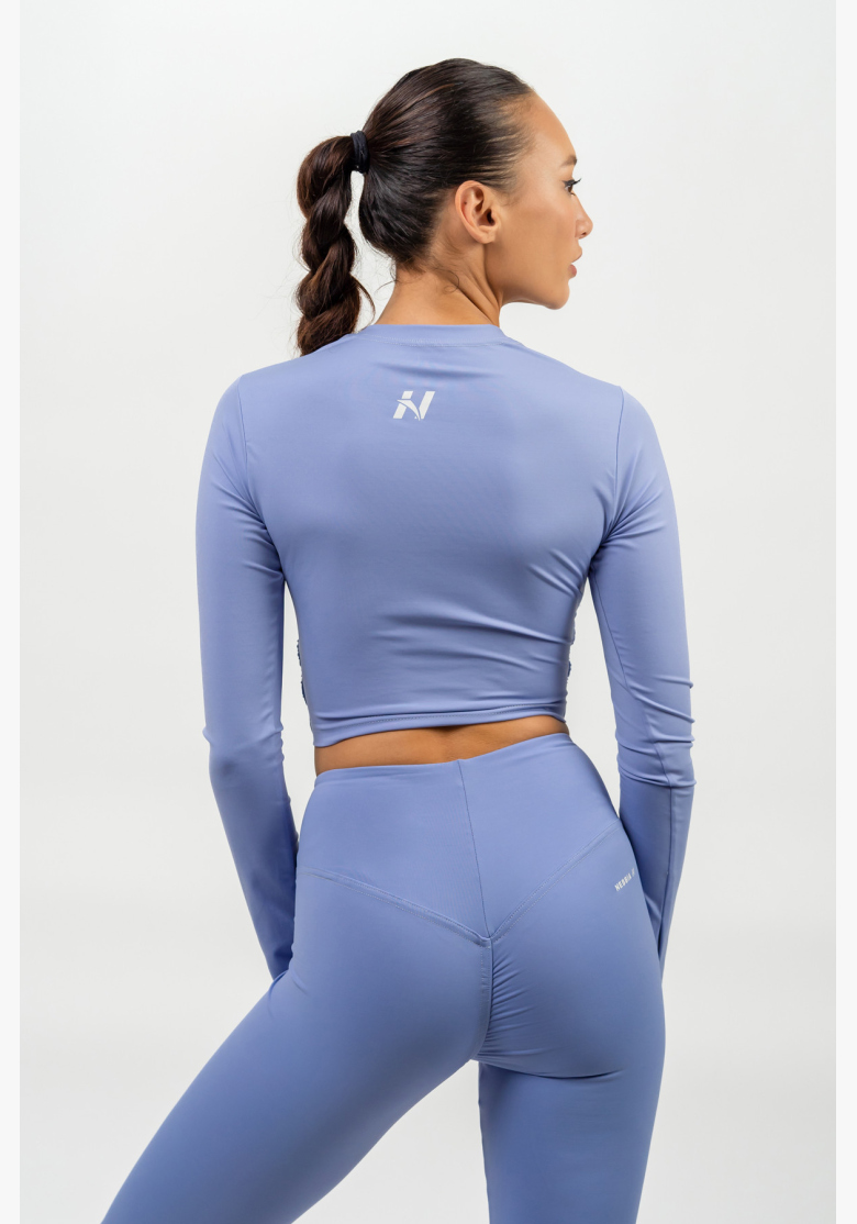 NEBBIA • Crop top s dlhým rukávom ELEVATED fialová • NebShop.sk NEBBIA • Crop top s dlhým rukávom ELEVATED fialová • NebShop.sk