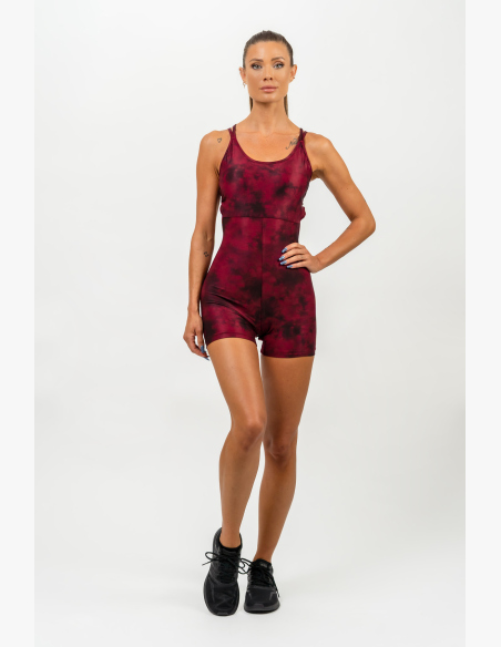 NEBBIA • Športový overal krátky TREND-SETTER červená • NebShop.sk