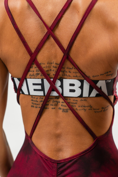 NEBBIA • Športový overal krátky TREND-SETTER červená • NebShop.sk 2