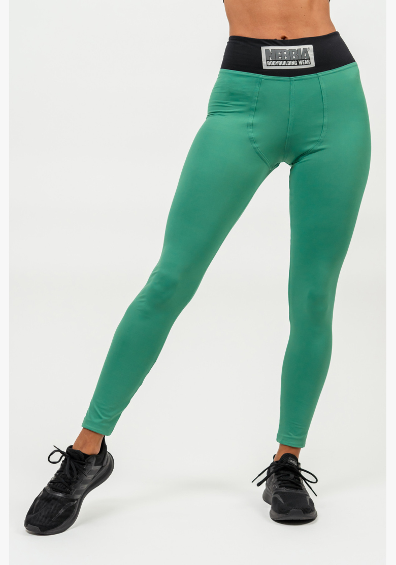 NEBBIA • High Waist SIGNATURE Leggings Green • Nebshop.cz NEBBIA • High Waist SIGNATURE Leggings Green • Nebshop.cz