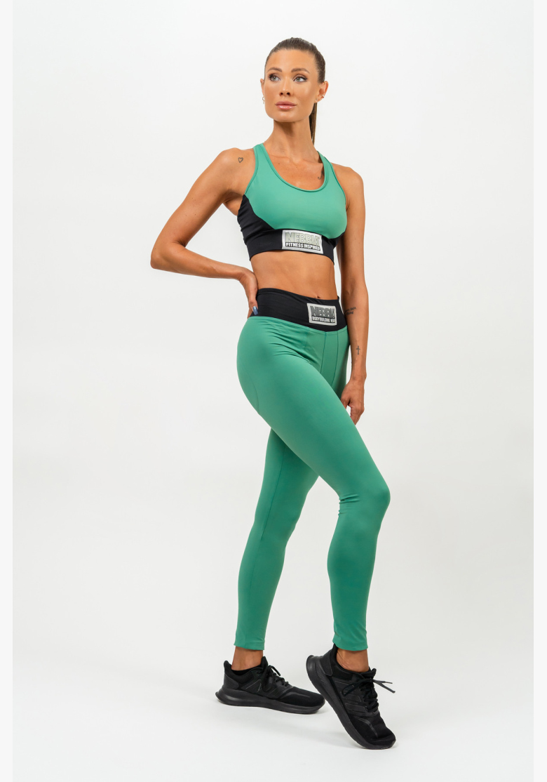 NEBBIA • High Waist SIGNATURE Leggings Green • Nebshop.cz NEBBIA • High Waist SIGNATURE Leggings Green • Nebshop.cz