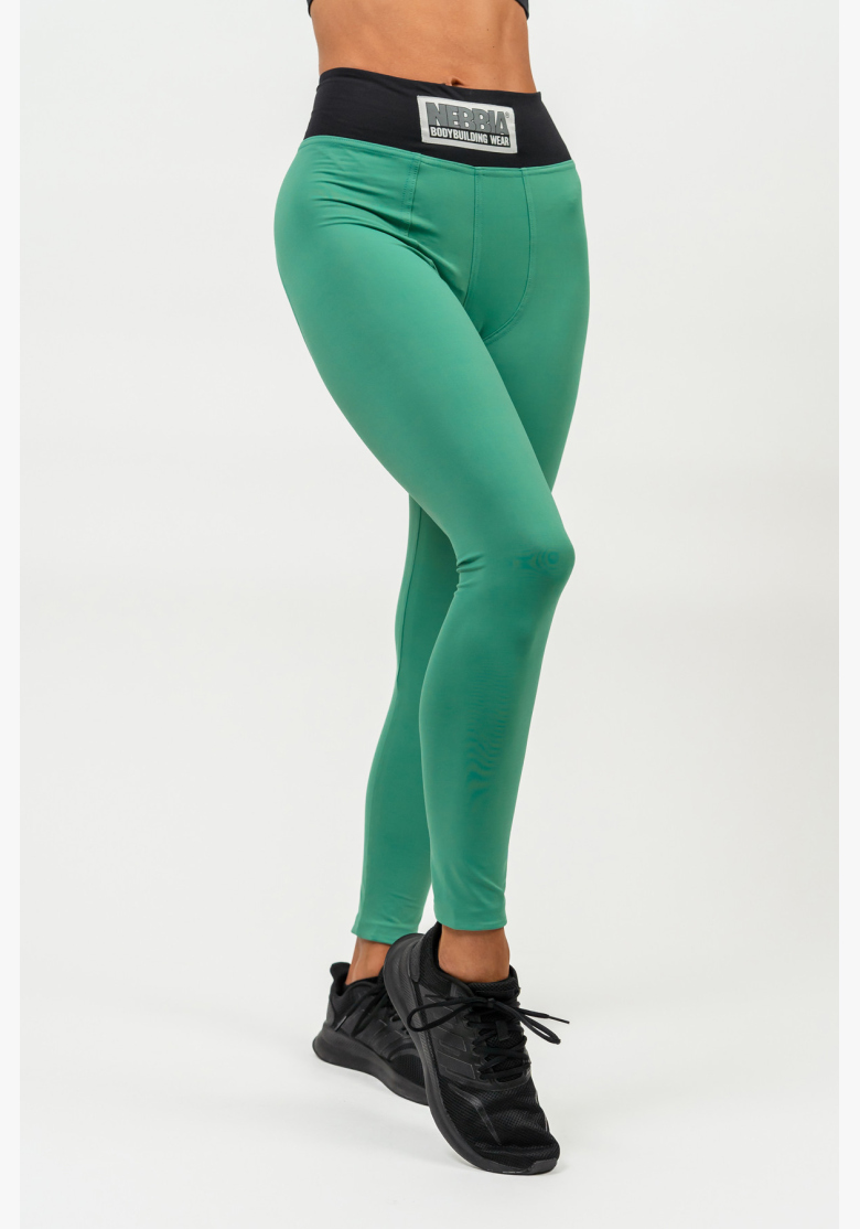 NEBBIA • Leggings a vita alta SIGNATURE verde • Nebshop.it NEBBIA • Leggings a vita alta SIGNATURE verde • Nebshop.it