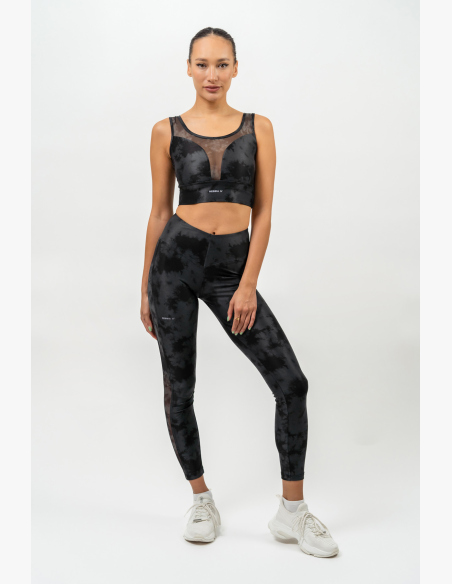 NEBBIA • Legíny so sieťkou s vysokým pásom IMPACT čierna • Nebshop.sk