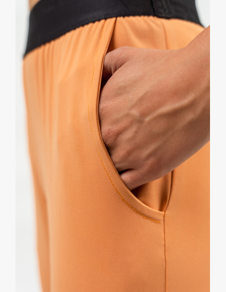 NEBBIA • Slim fit legíny s kapsami GYM SPIRIT oranžová • Nebshop.sk