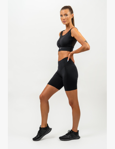 NEBBIA • Cyklistické šortky s vysokým pásom ELITE čierna • Nebshop.sk
