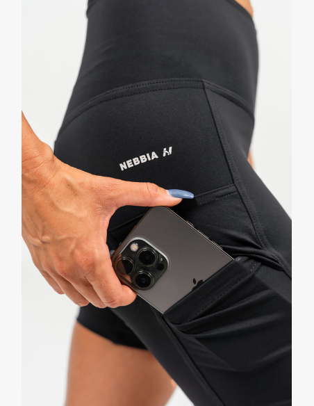 NEBBIA • Cyklistické šortky s vysokým pásom ELITE čierna • Nebshop.sk