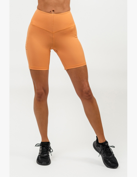 NEBBIA • Šortky na bicykel s vysokým pásom ELITE oranžová • Nebshop.sk