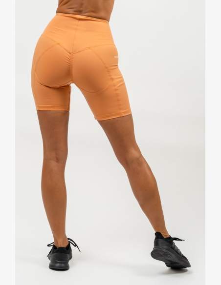 NEBBIA • Šortky na bicykel s vysokým pásom ELITE oranžová • Nebshop.sk