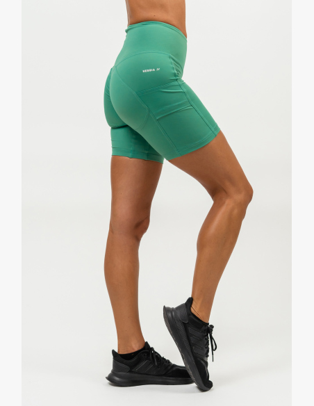 NEBBIA • Cyklistické šortky s vysokým pasem ELITE zelená • Nebshop.sk