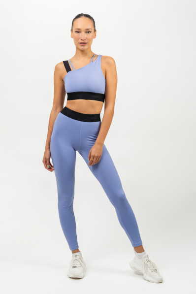 NEBBIA • Asymetrická športová podprsenka ELITE fialová • Nebshop.sk