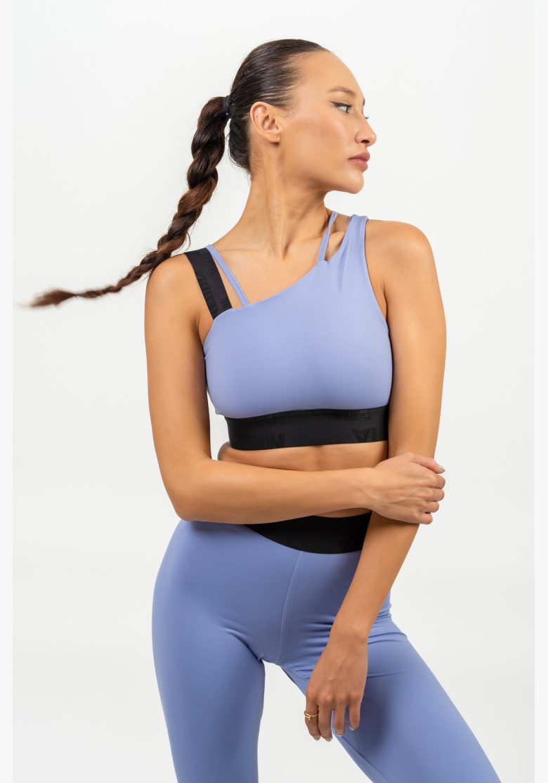 NEBBIA • Asymetrická športová podprsenka ELITE fialová • Nebshop.sk NEBBIA • Asymetrická športová podprsenka ELITE fialová • Nebshop.sk