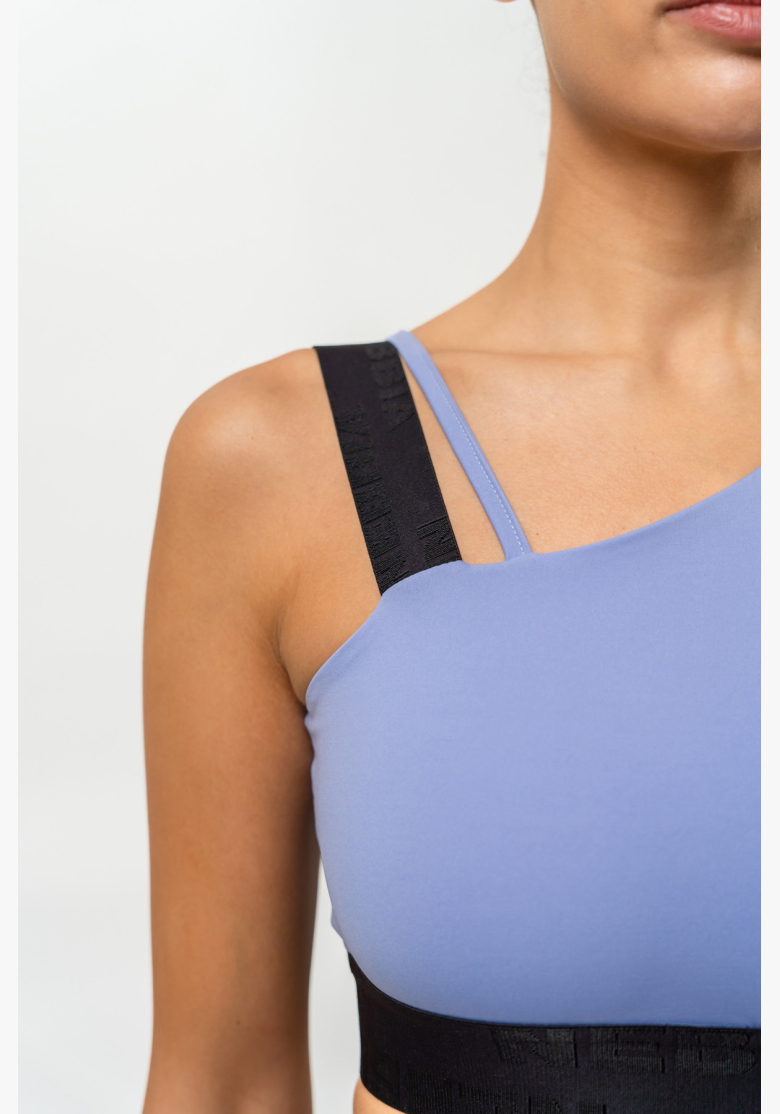 NEBBIA • Asymetrická športová podprsenka ELITE fialová • Nebshop.sk NEBBIA • Asymetrická športová podprsenka ELITE fialová • Nebshop.sk