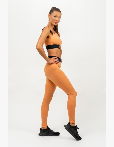 NEBBIA • Asymetrická športová podprsenka ELITE oranžová • Nebshop.sk
