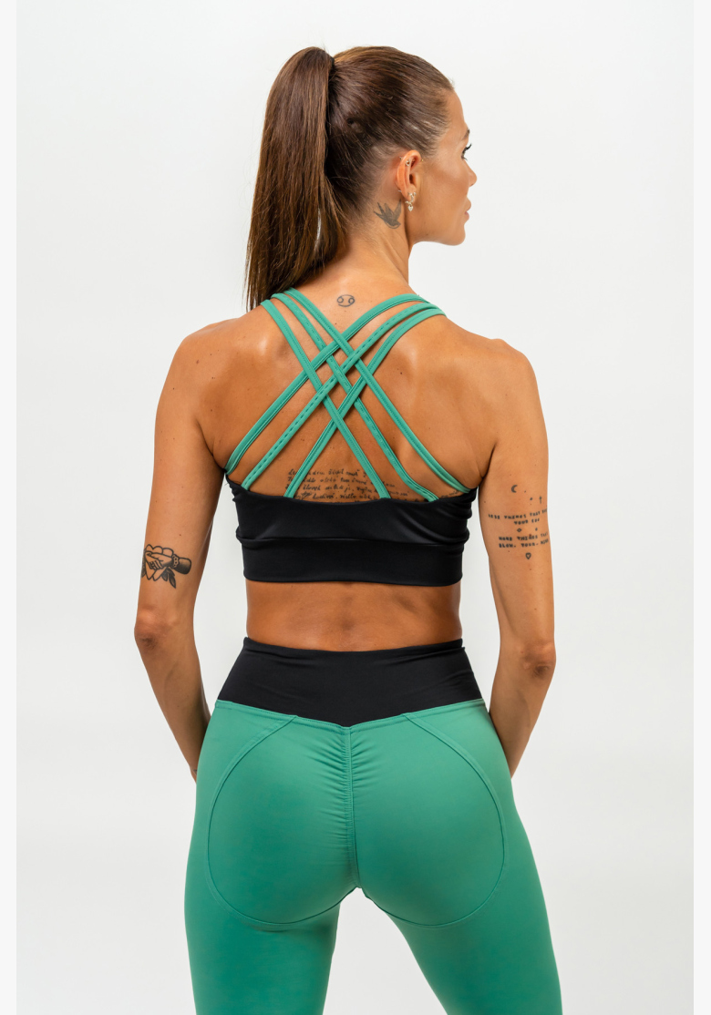 NEBBIA • Reggiseno sportivo rinforzato SIGNATURE verde • Nebshop.cz NEBBIA • Reggiseno sportivo rinforzato SIGNATURE verde • Nebshop.cz