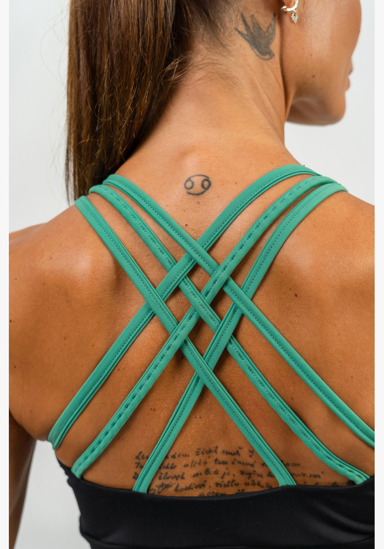 NEBBIA • Reinforced sports bra SIGNATURE green • Nebshop.cz NEBBIA • Reinforced sports bra SIGNATURE green • Nebshop.cz