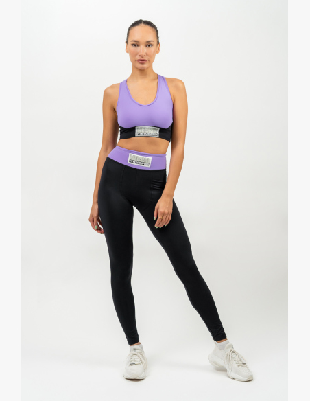 NEBBIA • Reinforced sports bra SIGNATURE purple • Nebshop.cz