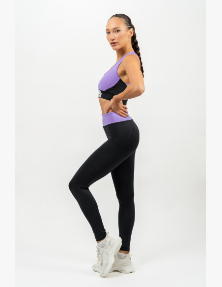 NEBBIA • Reinforced sports bra SIGNATURE purple • Nebshop.cz
