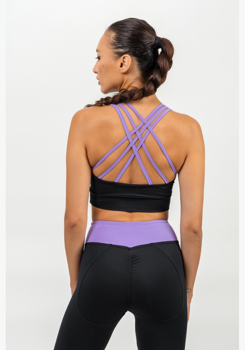 NEBBIA • Reinforced sports bra SIGNATURE purple • Nebshop.cz NEBBIA • Reinforced sports bra SIGNATURE purple • Nebshop.cz