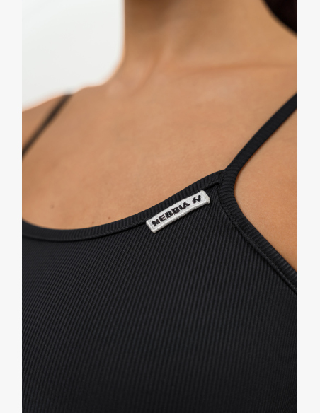 NEBBIA • Dámska 3/4 podprsenka s vysokou podporou Elite Essentials čierna • Nebshop.sk