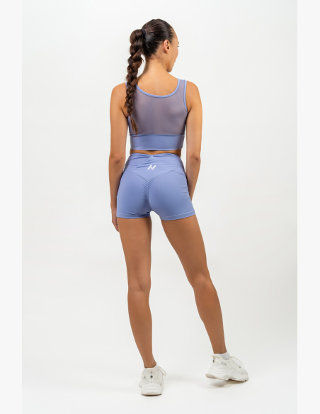 NEBBIA • Športová podprsenka s sieťkou PERFORMANCE fialová • Nebshop.sk