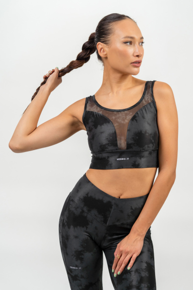 NEBBIA • Športová podprsenka so sieťkou IMPACT čierna • Nebshop.sk