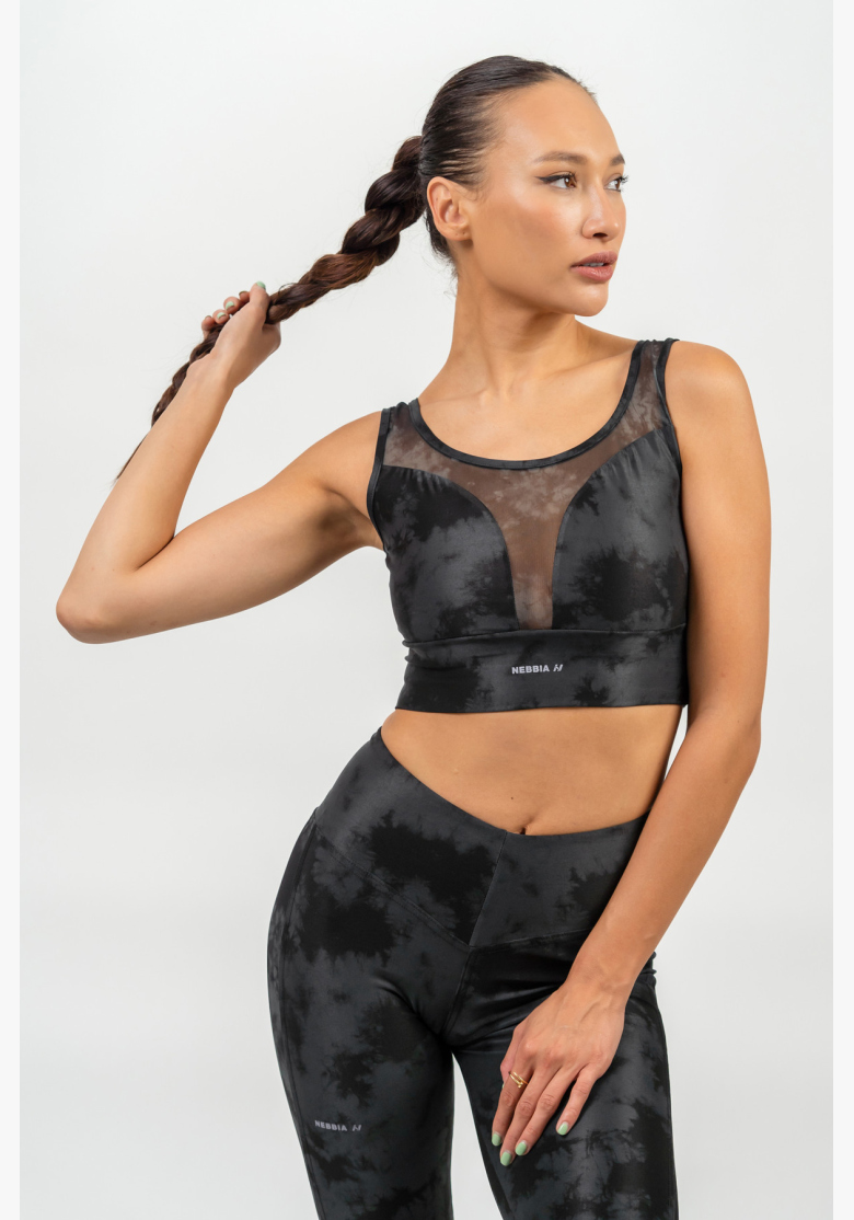 NEBBIA • Sports bra with mesh IMPACT black • Nebshop.cz NEBBIA • Sports bra with mesh IMPACT black • Nebshop.cz