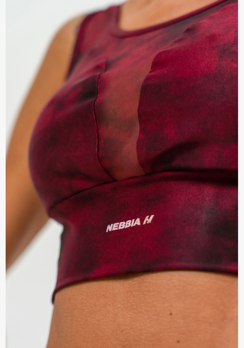 NEBBIA • Sports bra with mesh IMPACT red • Nebshop.cz NEBBIA • Sports bra with mesh IMPACT red • Nebshop.cz