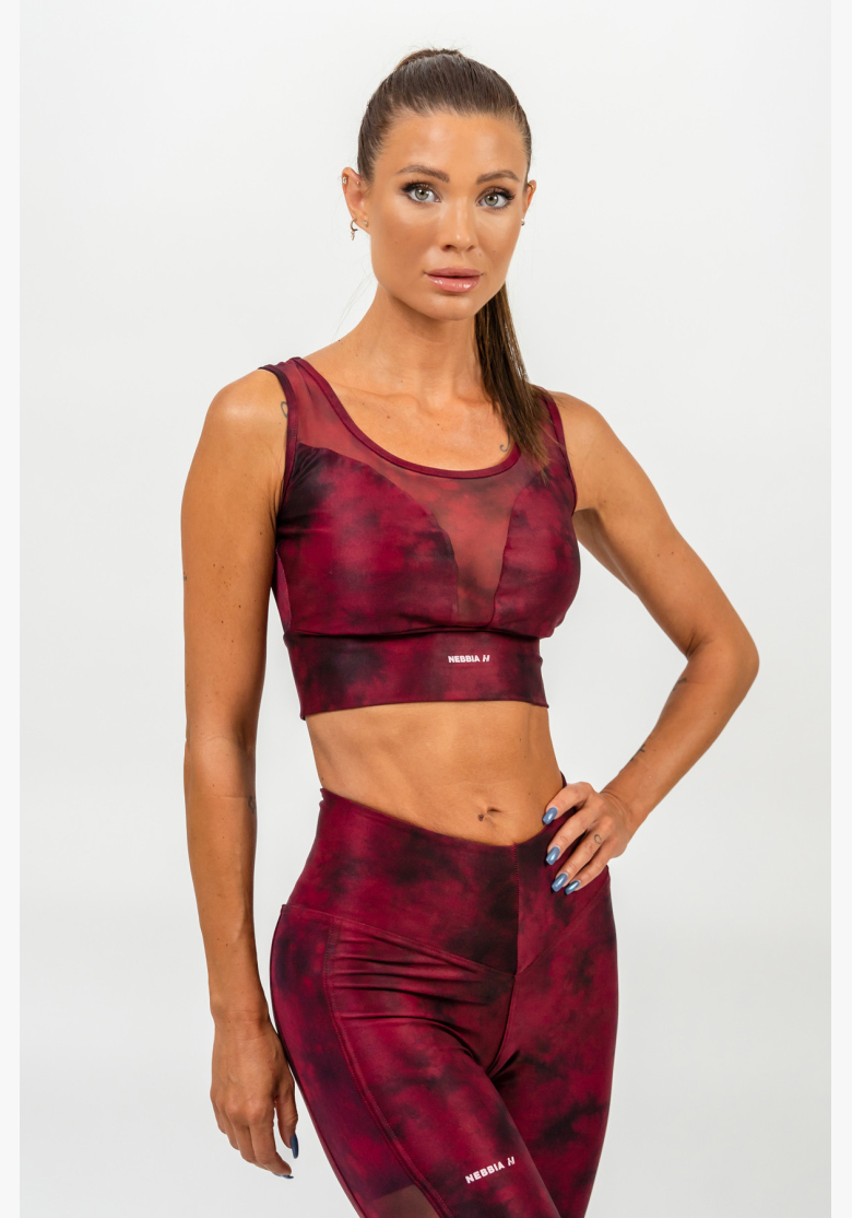 NEBBIA • Reggiseno sportivo con rete IMPACT rosso • Nebshop.it NEBBIA • Reggiseno sportivo con rete IMPACT rosso • Nebshop.it