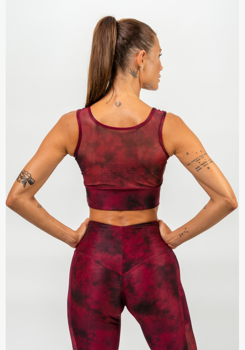 NEBBIA • Sports bra with mesh IMPACT red • Nebshop.cz NEBBIA • Sports bra with mesh IMPACT red • Nebshop.cz