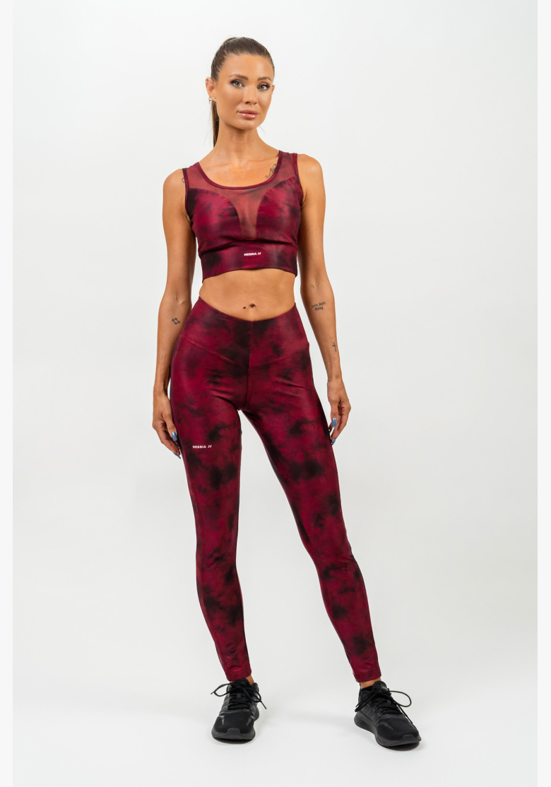 NEBBIA • Sports bra with mesh IMPACT red • Nebshop.cz NEBBIA • Sports bra with mesh IMPACT red • Nebshop.cz