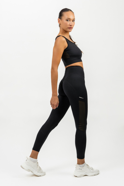 NEBBIA • Legíny s sieťkou s vysokým pásom PERFORMANCE čierna • Nebshop.sk 2