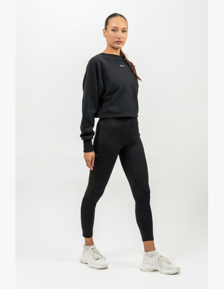 NEBBIA • High-waisted PERFORMANCE mesh leggings black • Nebshop.cz