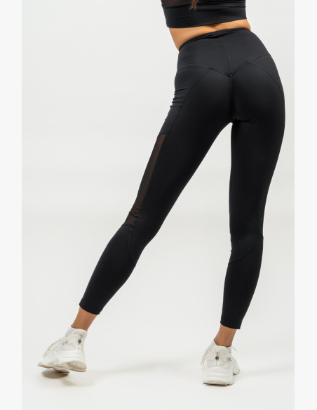NEBBIA • Legíny s sieťkou s vysokým pásom PERFORMANCE čierna • Nebshop.sk
