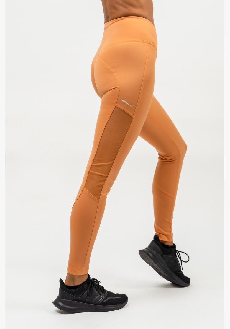 NEBBIA • Legíny so sieťkou s vysokým pásom PERFORMANCE oranžová • Nebshop.sk NEBBIA • Legíny so sieťkou s vysokým pásom PERFORMANCE oranžová • Nebshop.sk