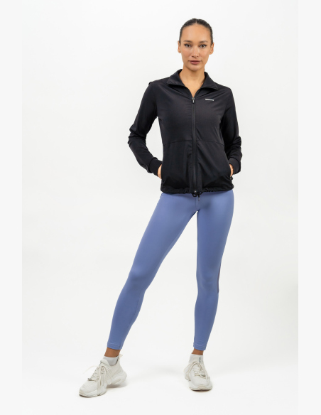 NEBBIA • Leggings with mesh and high waist PERFORMANCE purple • Nebshop.com