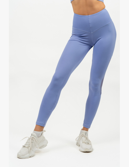 NEBBIA • Leggings con rete a vita alta PERFORMANCE viola • Nebshop.it