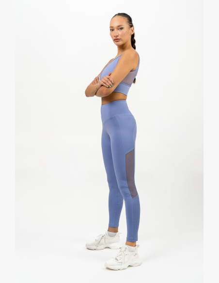 NEBBIA • Legíny so sieťkou s vysokým pásom PERFORMANCE fialová • Nebshop.sk