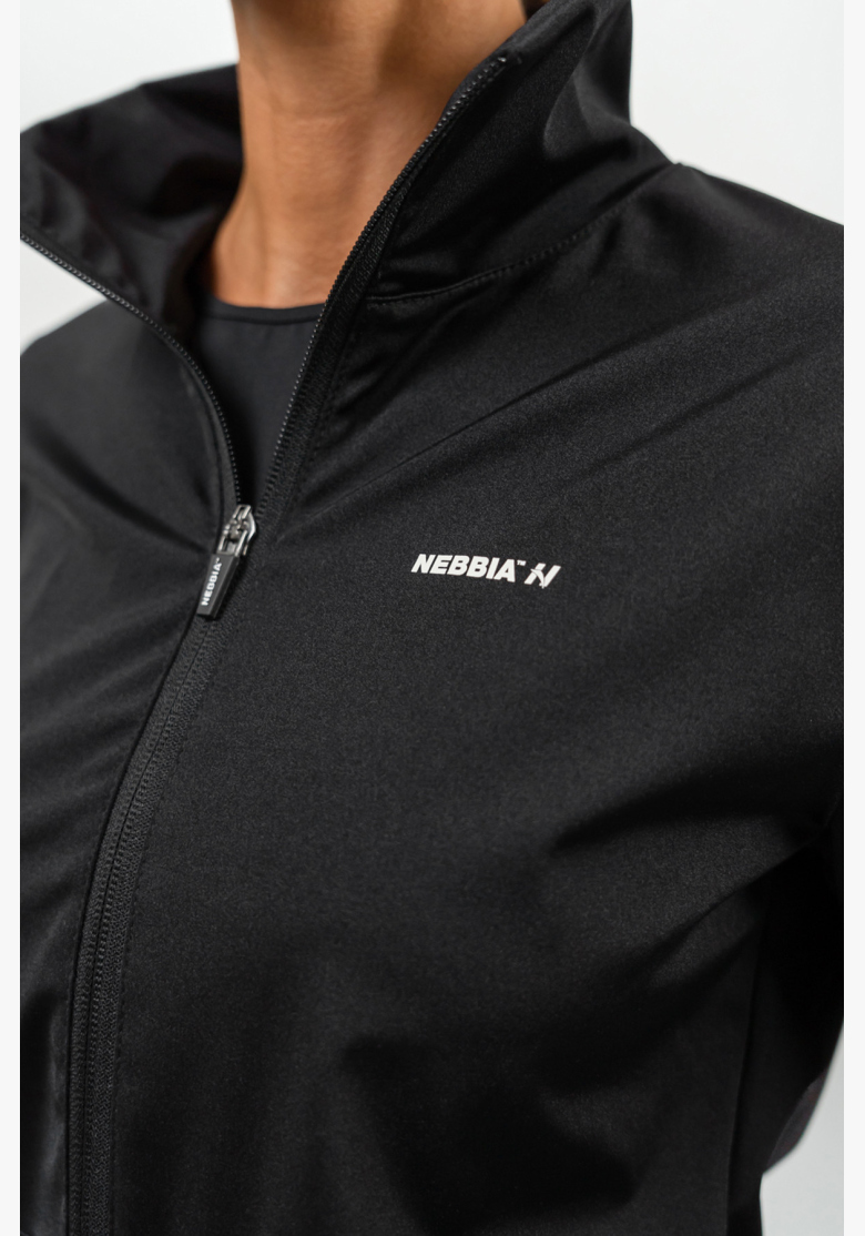 NEBBIA • Mikina na zips s odleskom SLEEK čierna • Nebshop.sk NEBBIA • Mikina na zips s odleskom SLEEK čierna • Nebshop.sk