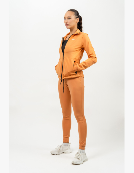 NEBBIA • Mikina na zip s odleskom SLEEK oranžová • Nebshop.sk