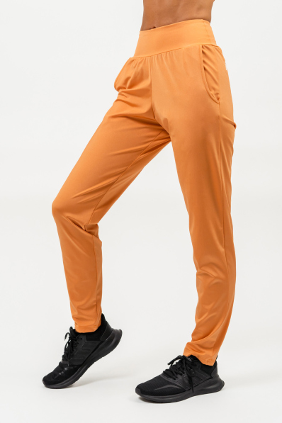 NEBBIA • Slim fit legíny s kapsami SLEEK oranžová • Nebshop.sk