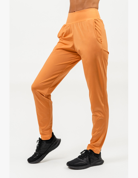 NEBBIA • Slim fit legíny s kapsami SLEEK oranžová • Nebshop.sk