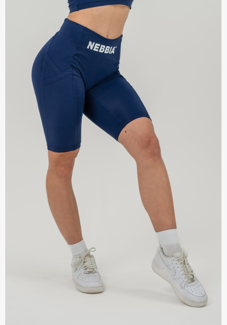 NEBBIA • Cyklistické šortky s vysokým pasem 10″ GYM THERAPY modré • Nebshop.sk NEBBIA • Cyklistické šortky s vysokým pasem 10″ GYM THERAPY modré • Nebshop.sk