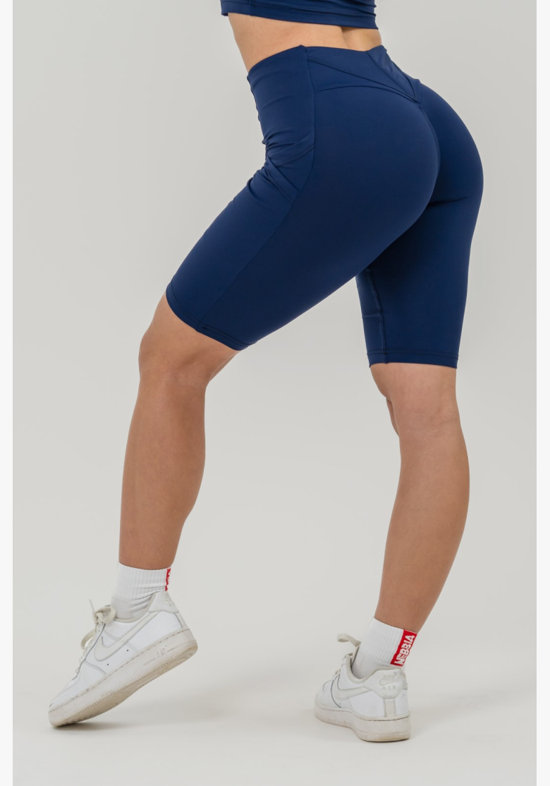 NEBBIA • Cyklistické šortky s vysokým pasem 10″ GYM THERAPY modré • Nebshop.sk NEBBIA • Cyklistické šortky s vysokým pasem 10″ GYM THERAPY modré • Nebshop.sk