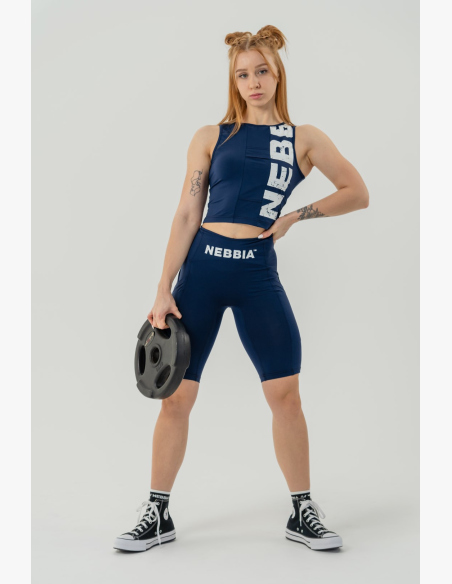NEBBIA • Canotta SNATCHED blu • Nebshop.it